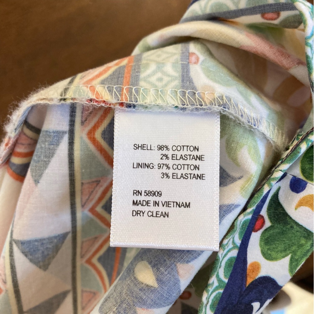 ANTONIO MELANI Natasha Pink Floral Tile Print Cotton Maxi Apron Nap Dress - Picture 9 of 10